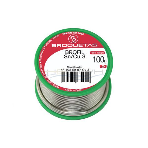 Припой мягкий №3 Sn97Cu3 (100g) BROFIL