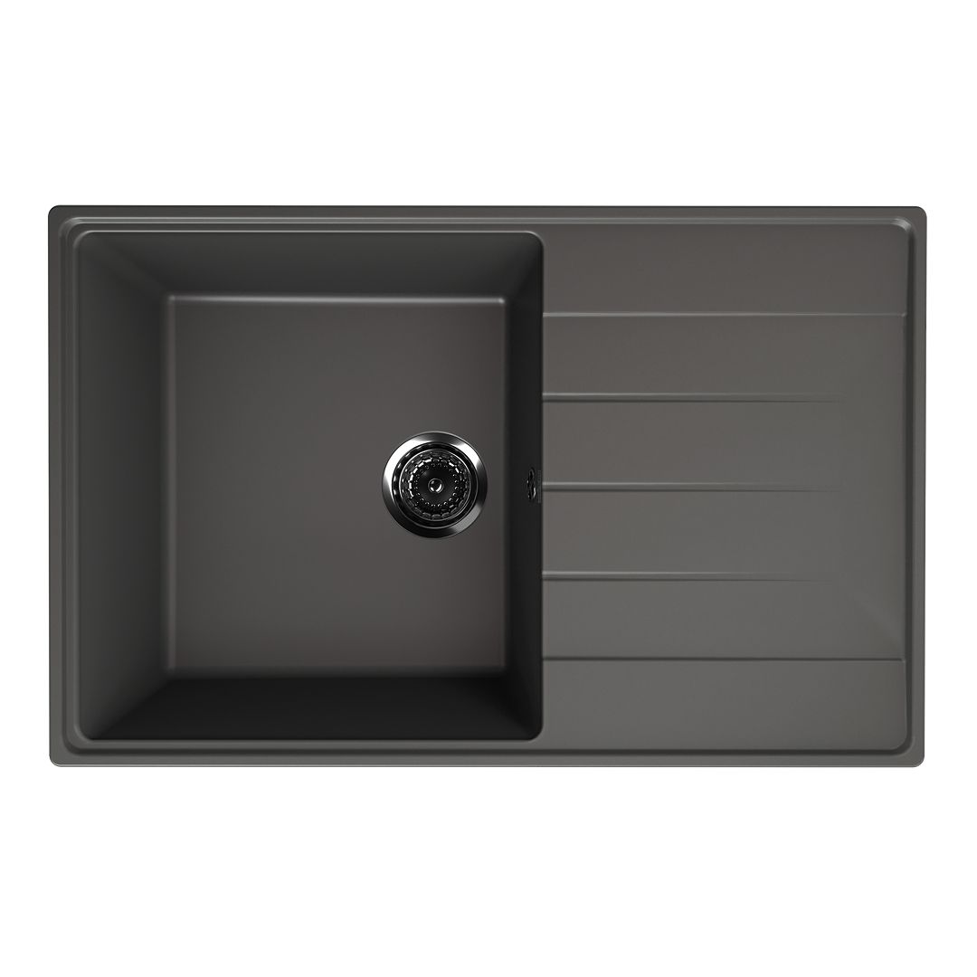Мойка ULGRAN Quartz Prima 780-09 (780х500) асфальт