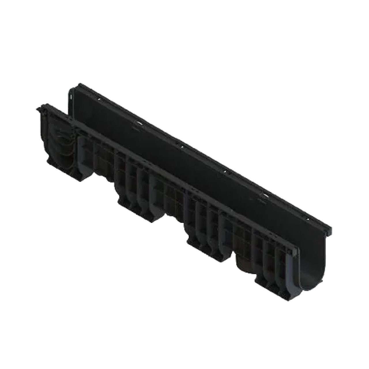 Лоток водоотводный  PolyMax Basic ЛВ-10.16.15-ПП пластиковый модернизированный