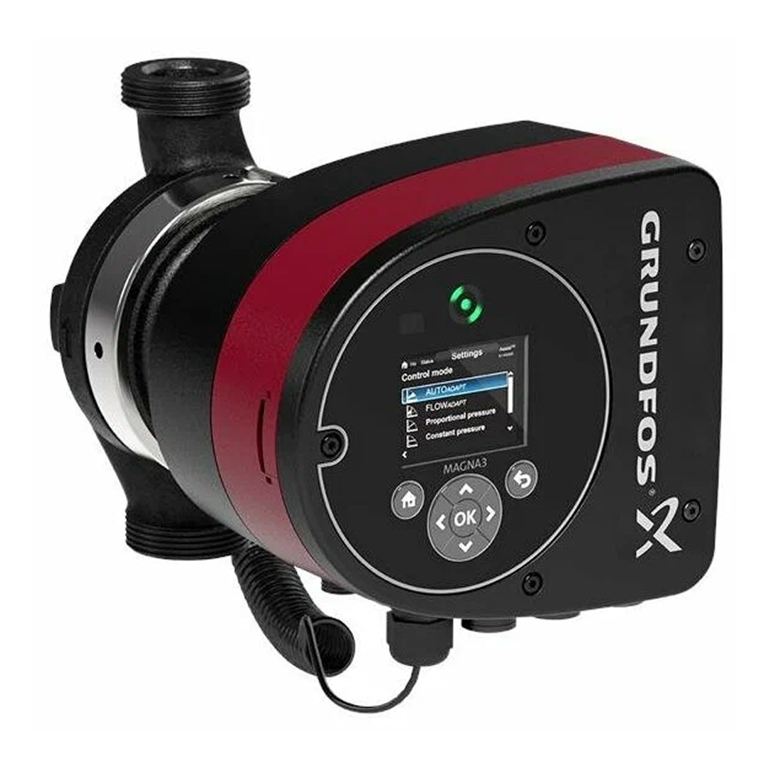 Циркуляционный насос Grundfos MAGNA3 25-60, 1х230В с функцией AUTOADAPT, (L=180мм, t=-10…+110°С)