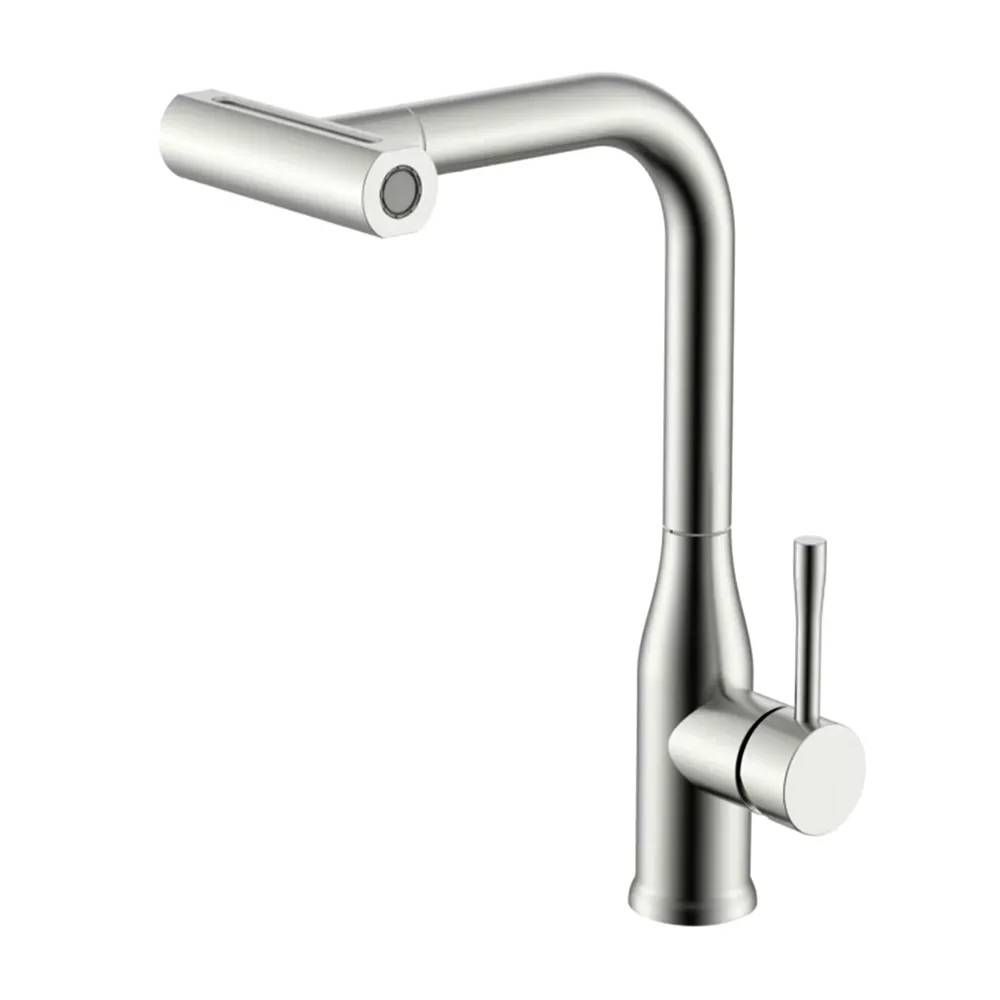 Смеситель для кухни с выдвижным изливом Splenka сатин S206.49.05