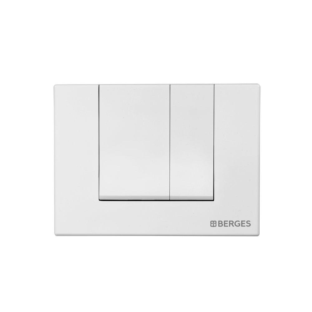 Кнопка смыва Berges Novum S1 40041, белая