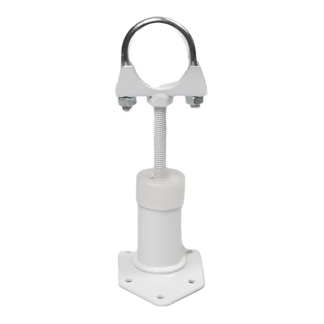 Кронштейн для напольного крепления радиатора - белый (регулируемый) CAP1