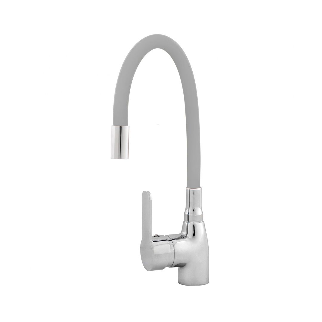 Смеситель для кухни VEROSA SK-11-09-2 Излив серый, (без подводки)