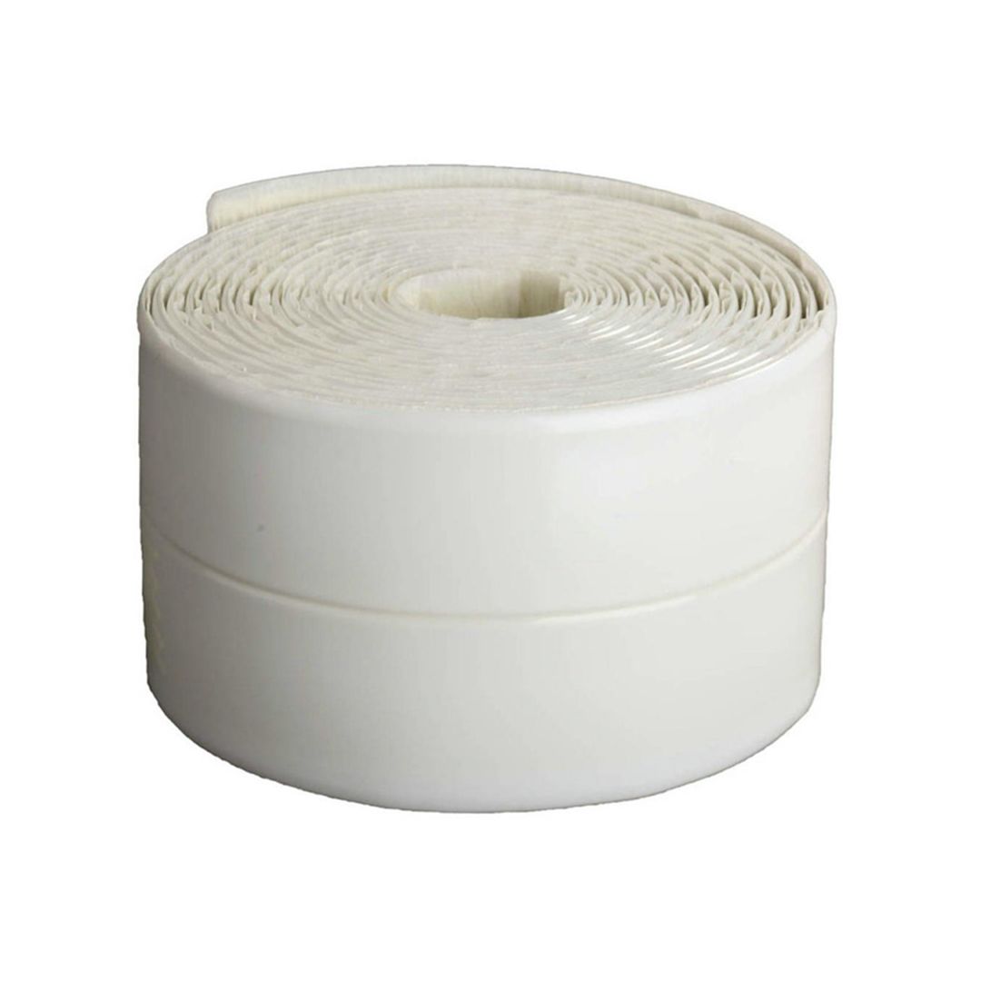 Лента клейкая бордюрная для ванн и раковин 38мм (19х19мм), 3,35м, белая