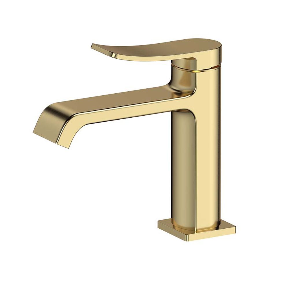 Смеситель для умывальника Splenka сатин золотой (брашированное золото) S31.10.03