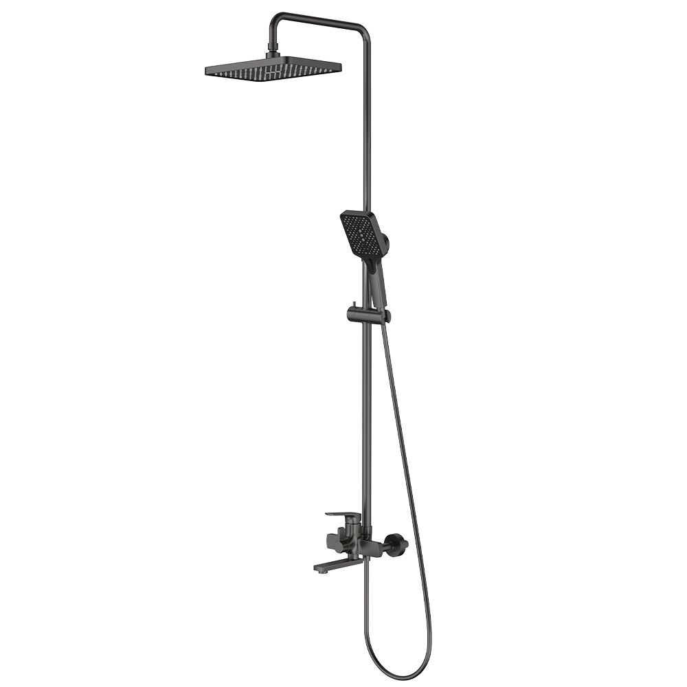 Душевая система Splenka оружейная сталь (графит) S30.24.09