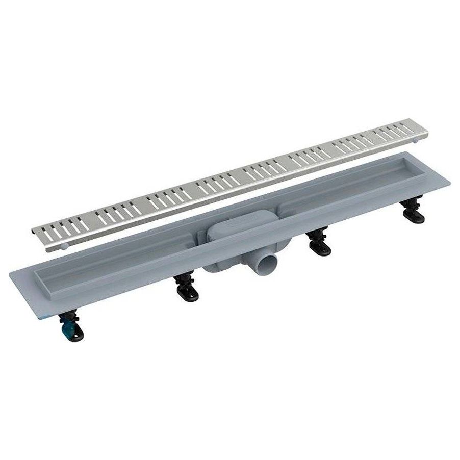 Трап для душа Simple L750мм, пластик, с решеткой из нержавеющей стали, APZ10-750М