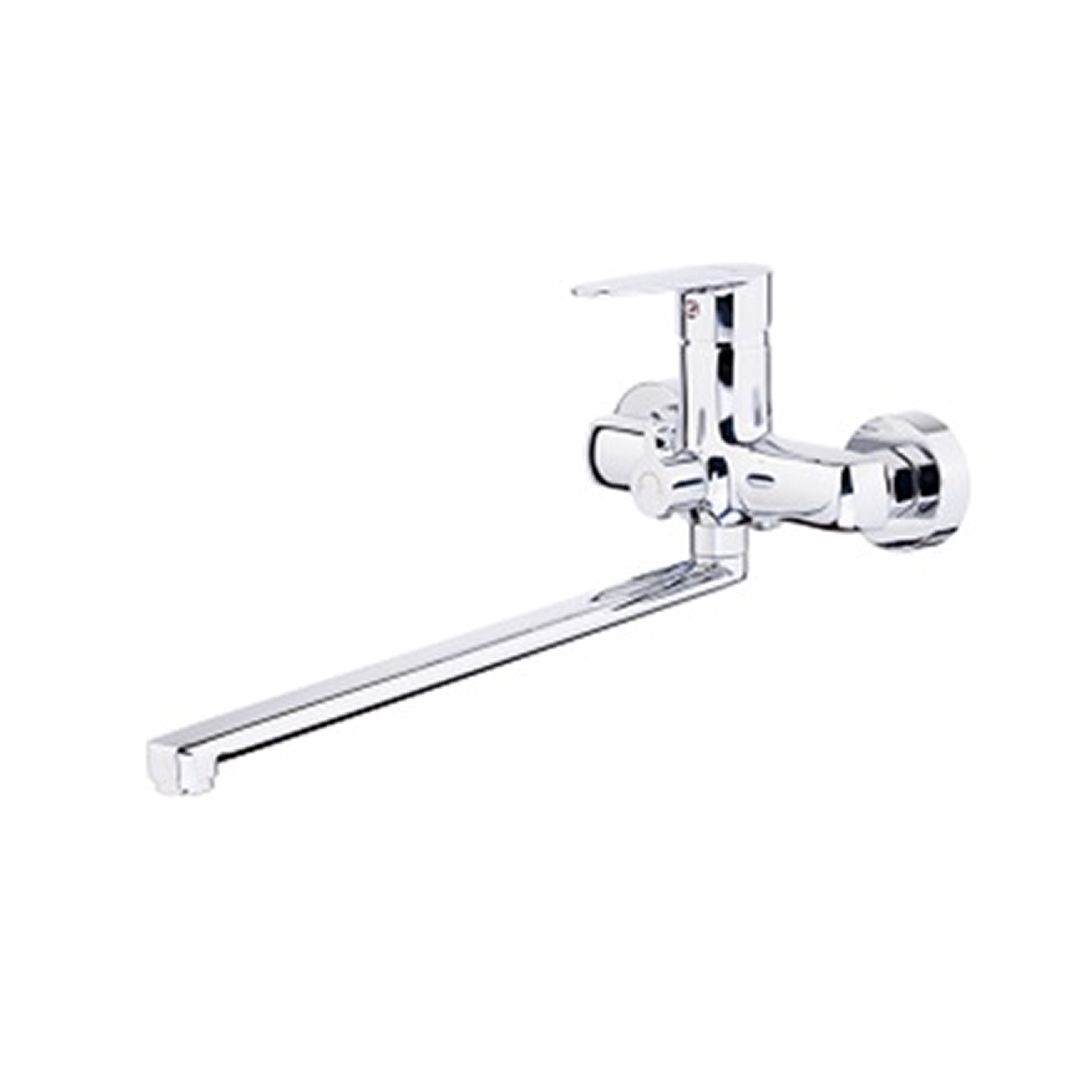 Смеситель для ванны VEROSA SV-03-04-E (излив плоский 35 см., картридж D35, без лейки и шланга)