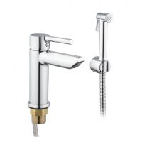 Смеситель для раковины с гигиенической лейкой, 35-й картридж, хром R805F