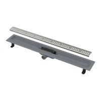 Трап для душа Simple L650мм, пластик, с решеткой из нержавеющей стали, APZ10-650М