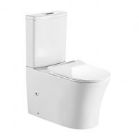 Унитаз напольный VEROSA 105 Торнадо с сиденьем микролифт + бачок 105