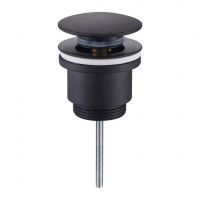 Донный клапан для раковины Raglo черный R600.01.06