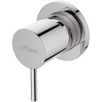 Встраиваемый однорычажный смеситель на 1 выход, хром CEZARES LEAF-DIM, LEAF-DIM-L-01