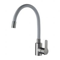Кухонный смеситель с гибким изливом, графит/серый SOL193BY-5 La Oute