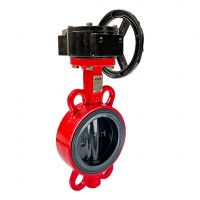 Затвор С РЕДУКТОРОМ дисковый поворотный Ду 40-300 REON тип RSV83RED