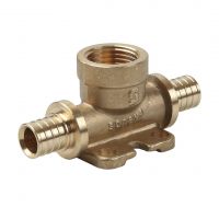 Тройник с внутренней резьбой с креплением 16 - G1/2 -16 SANEXT 4914