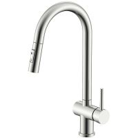 Смеситель для кухни с выдвижным изливом Splenka сатин S204.49.05