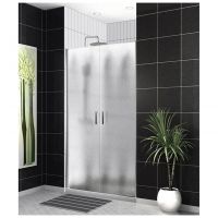Душевая дверь BelBagno, стекло Шиншилла, профиль хром 100*190 UNO-B-2-100-CH-Cr