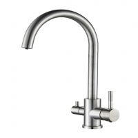 Кухонный смеситель под фильтр, сатин ADA103C La Oute