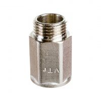 Удлинитель 1/2 вн. х30мм никель шестигранный Valtec VTr.197.N.0430
