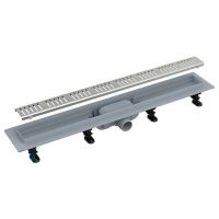 Трап для душа Simple L750мм, пластик, с решеткой из нержавеющей стали, APZ10-750М