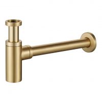 Сифон для раковины Raglo R600.20.03 сатин золотой (брашированное золото)